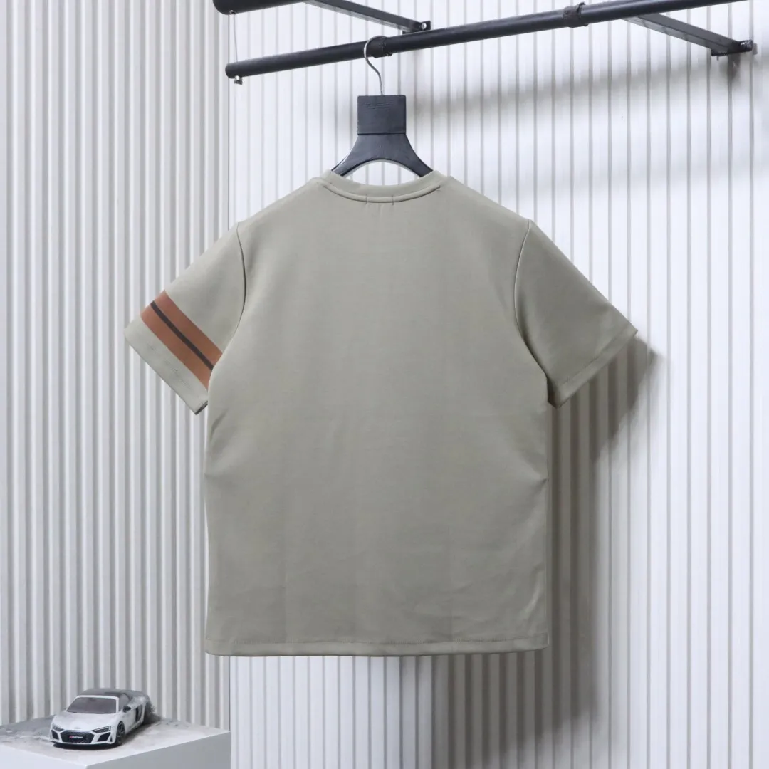 Back Summer Crew Neck Sporty Casual T-Shirt