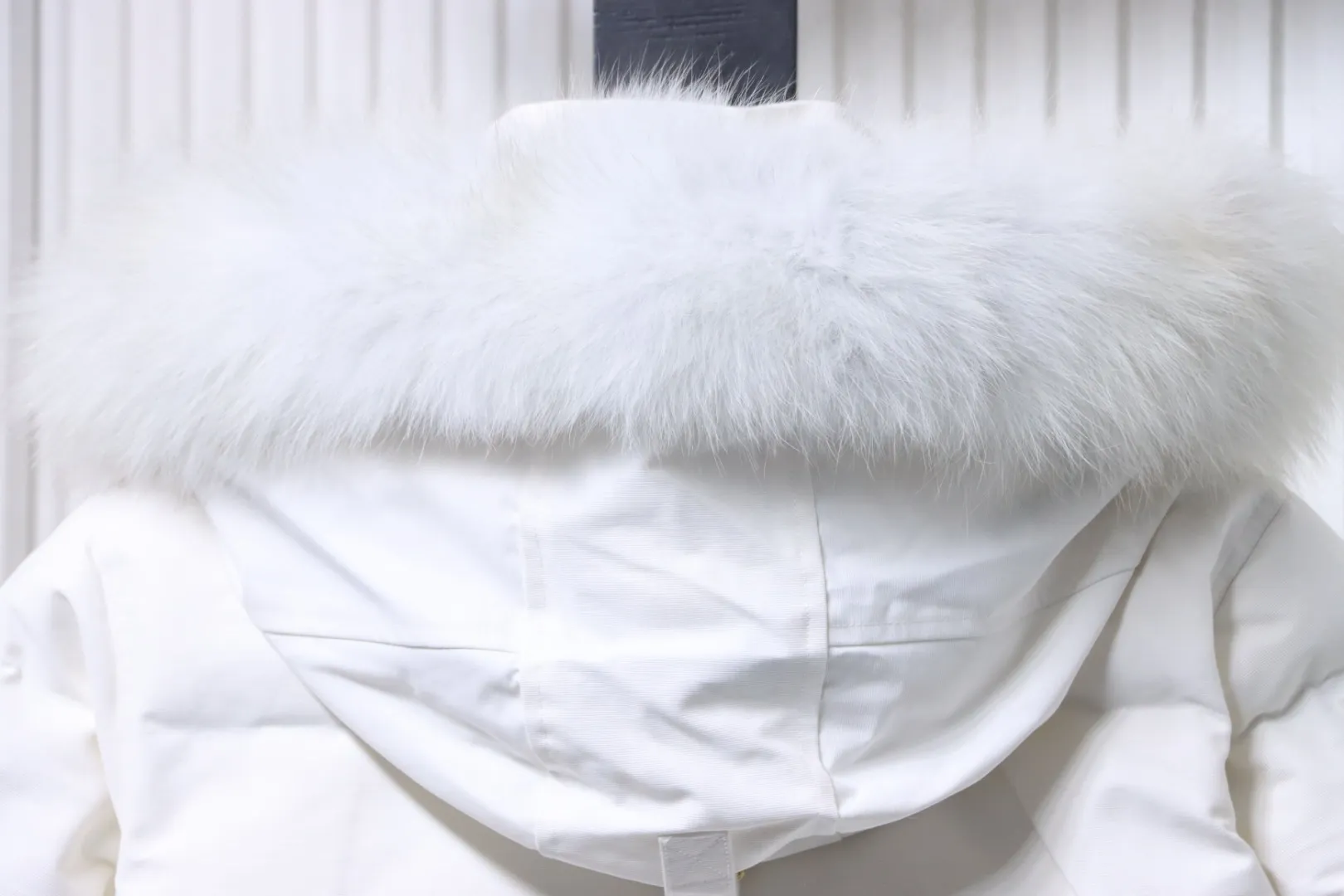 Hoodie with Fur Collar Detail