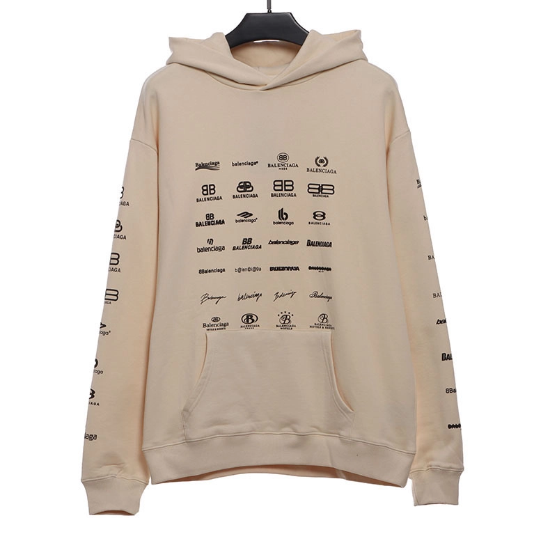 All Over Logo Hoodie Replica