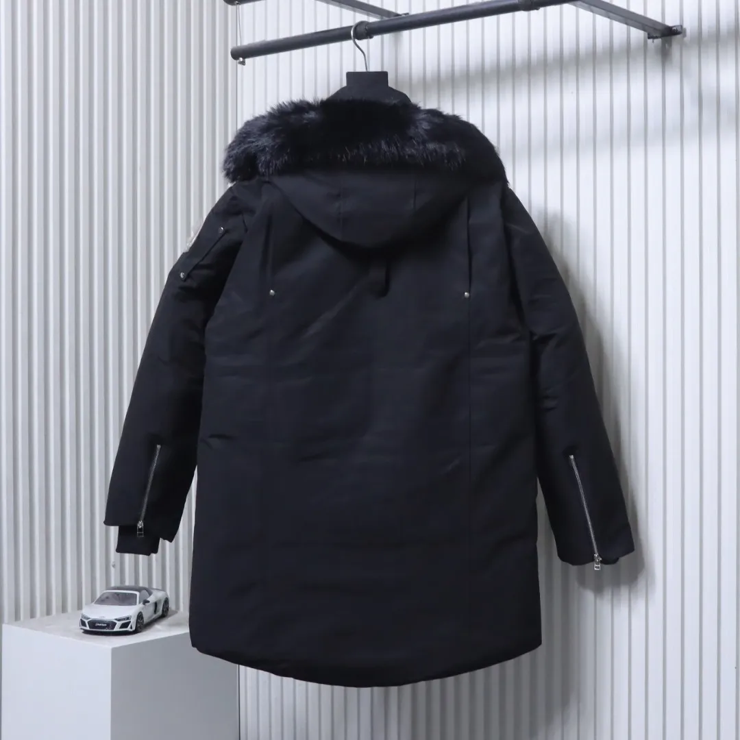 Back View M.K. Silver Scissors Goose Down Jacket