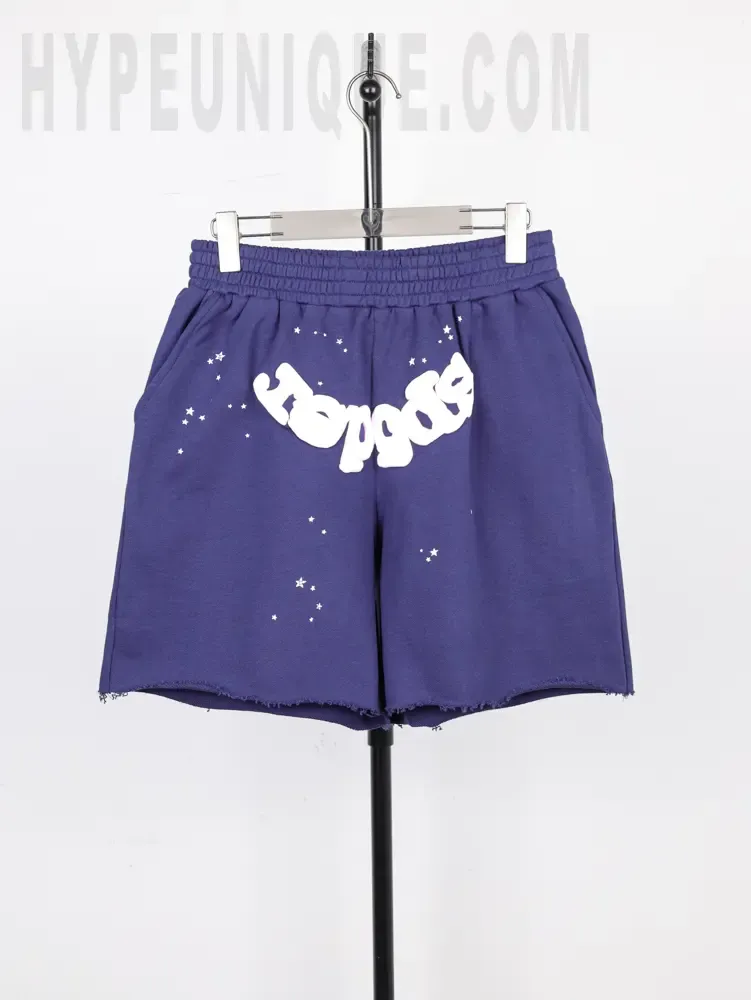 Sp5der OG Web Logo Sweatshort ‘Purple’ Reps
