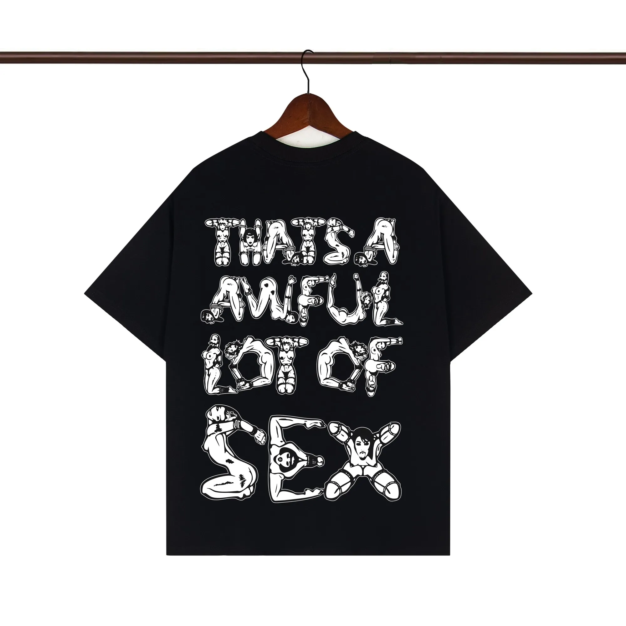 Back of That’s A Awful Lot Of Cough Syrup Anatomy Graphic T-Shirt Color Black