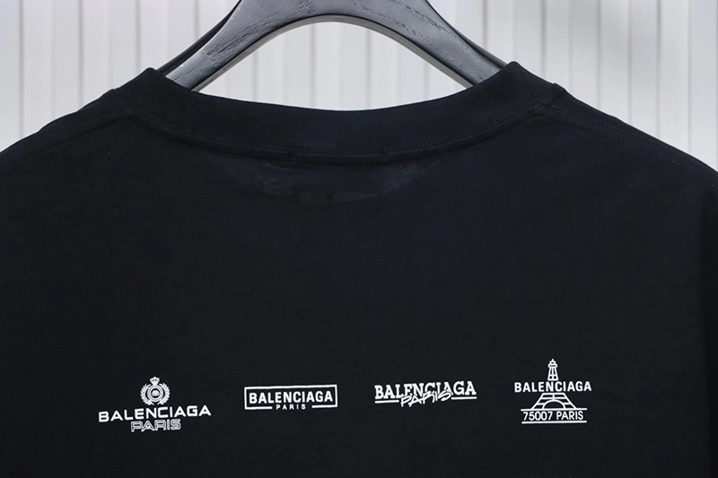 Full-Print Multi-Label Printed T-Shirt