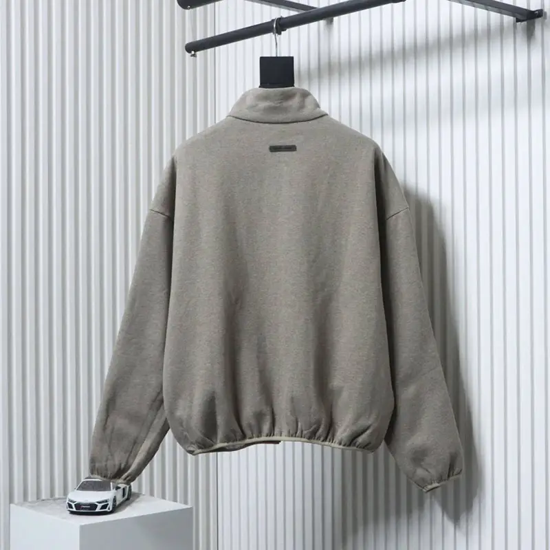 Fear of God Essentials Embroidered Zip-up Sweatshirt Jacket