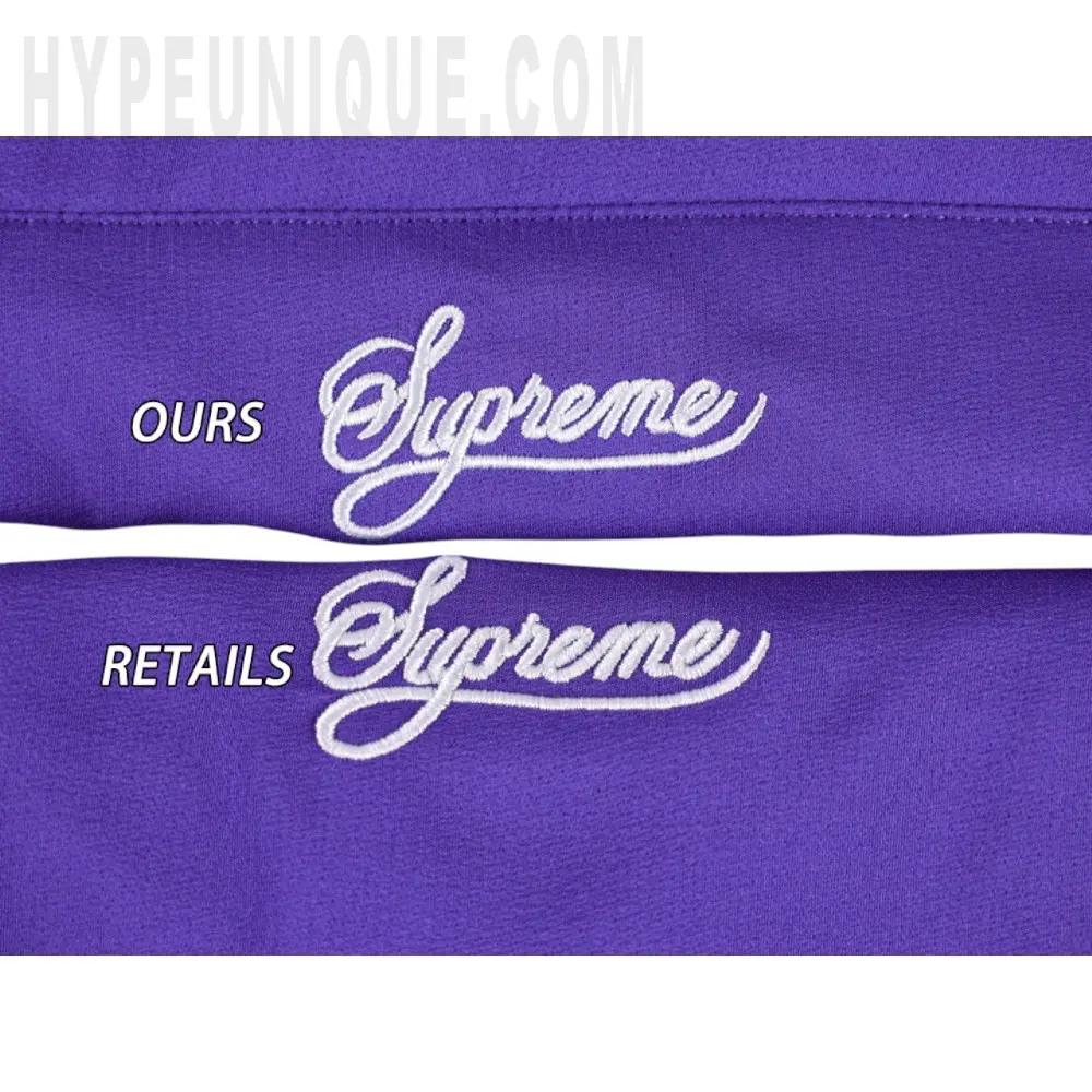 Embroidered graphic on the front of the garment