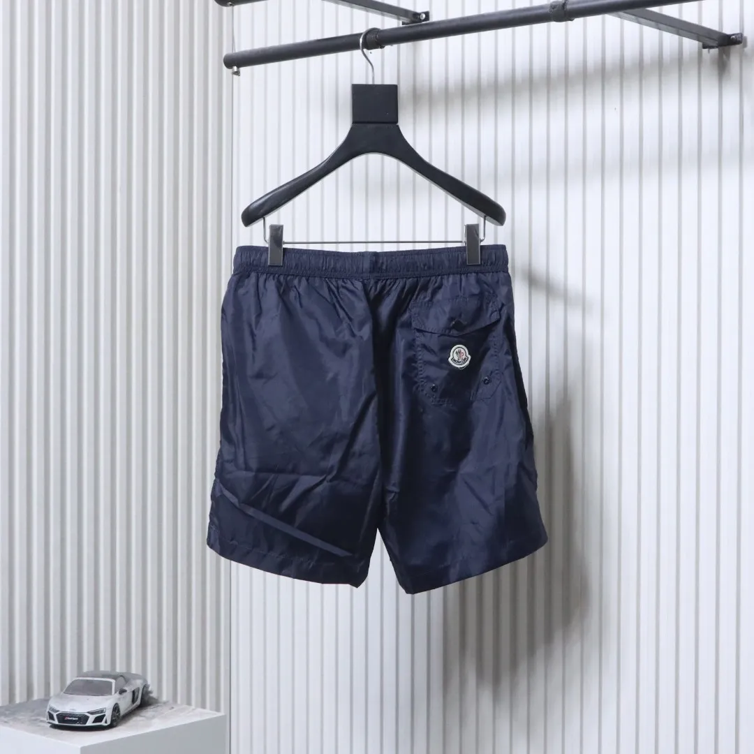 Back Mcler Classic Logo Pocket Quick-Dry Nylon Shorts