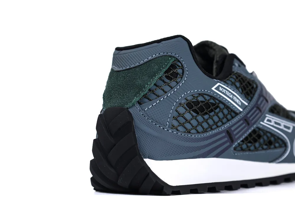 Bottega Veneta Orbit Sneaker Dark Green Heel Detail