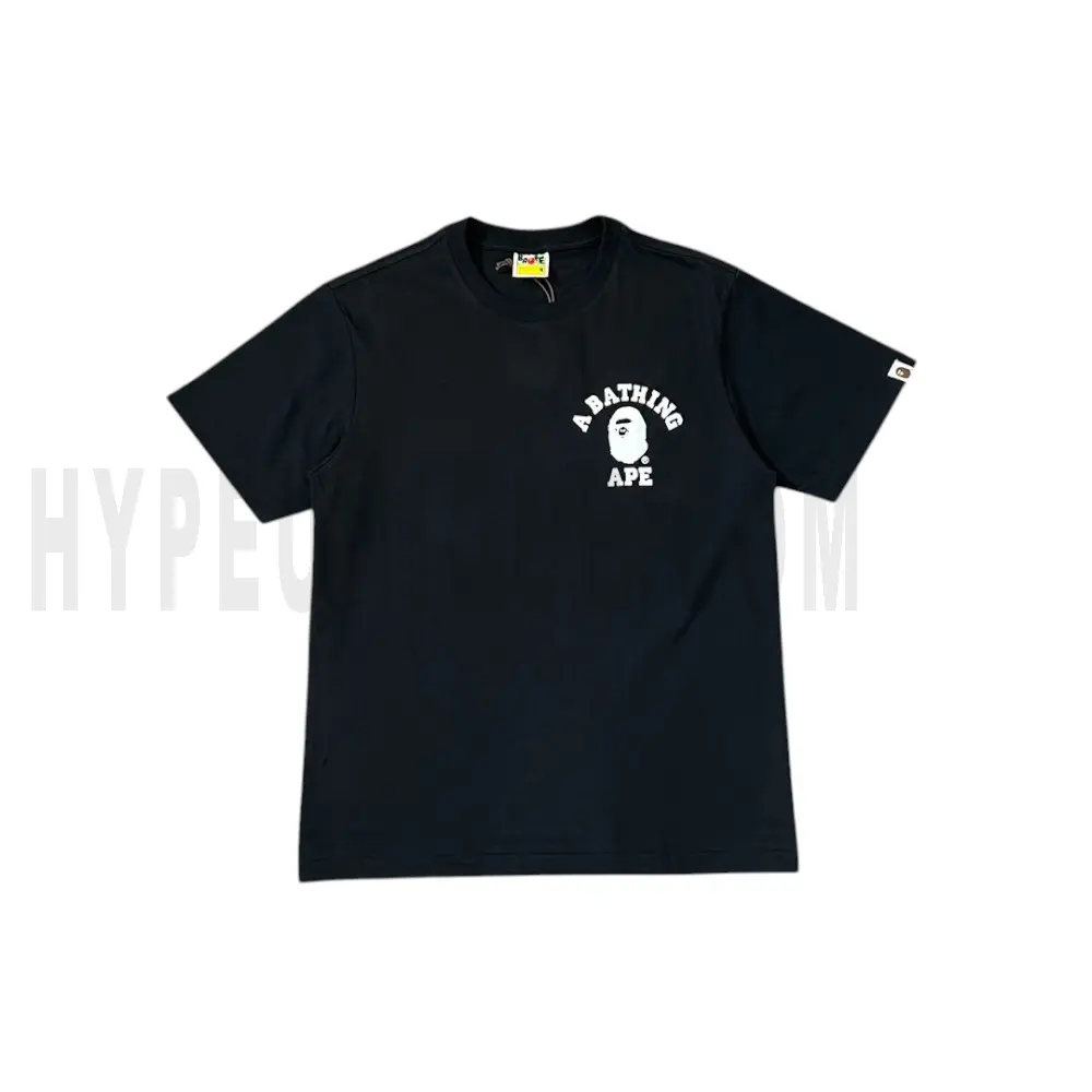 The front of the black clothes