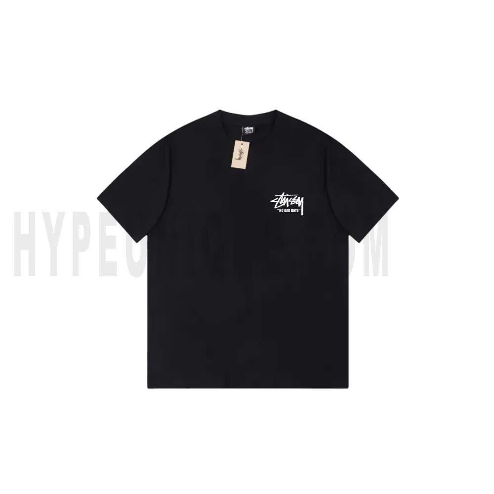 The front of the black clothes