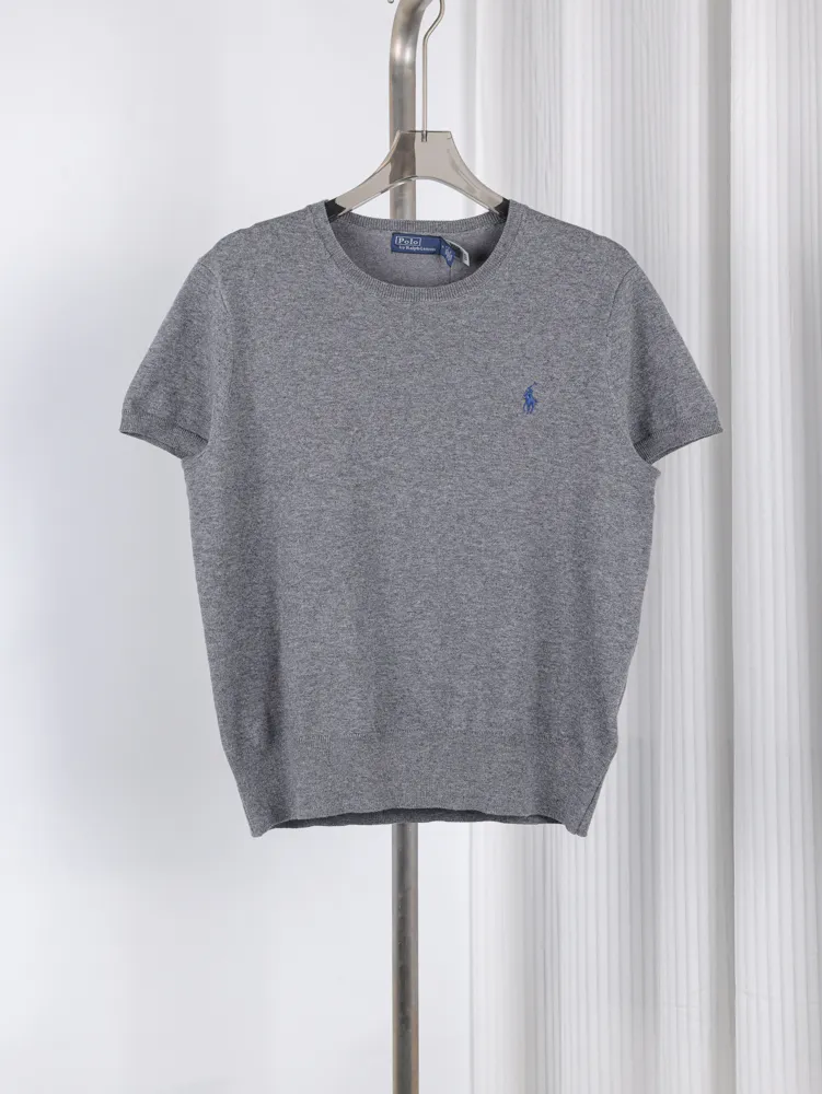 RL Pony Knit Cotton Crewneck T-Shirt