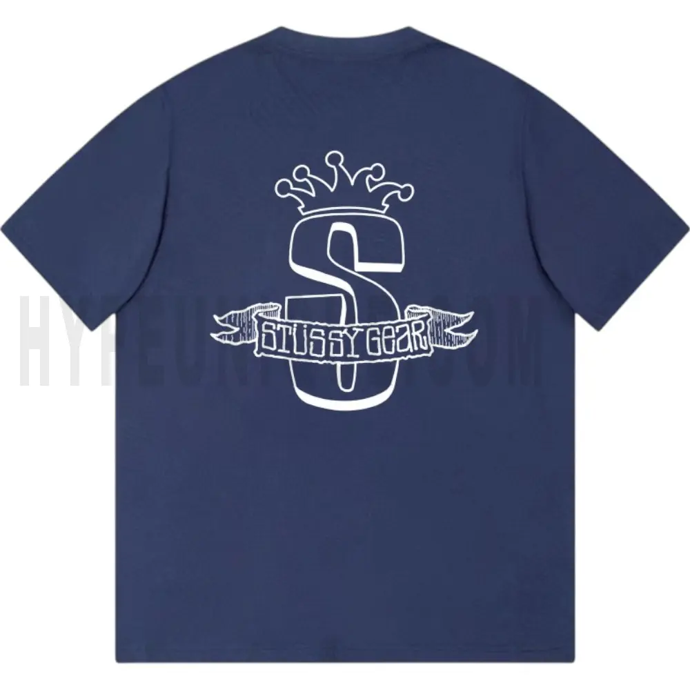 The back of the blue clothes