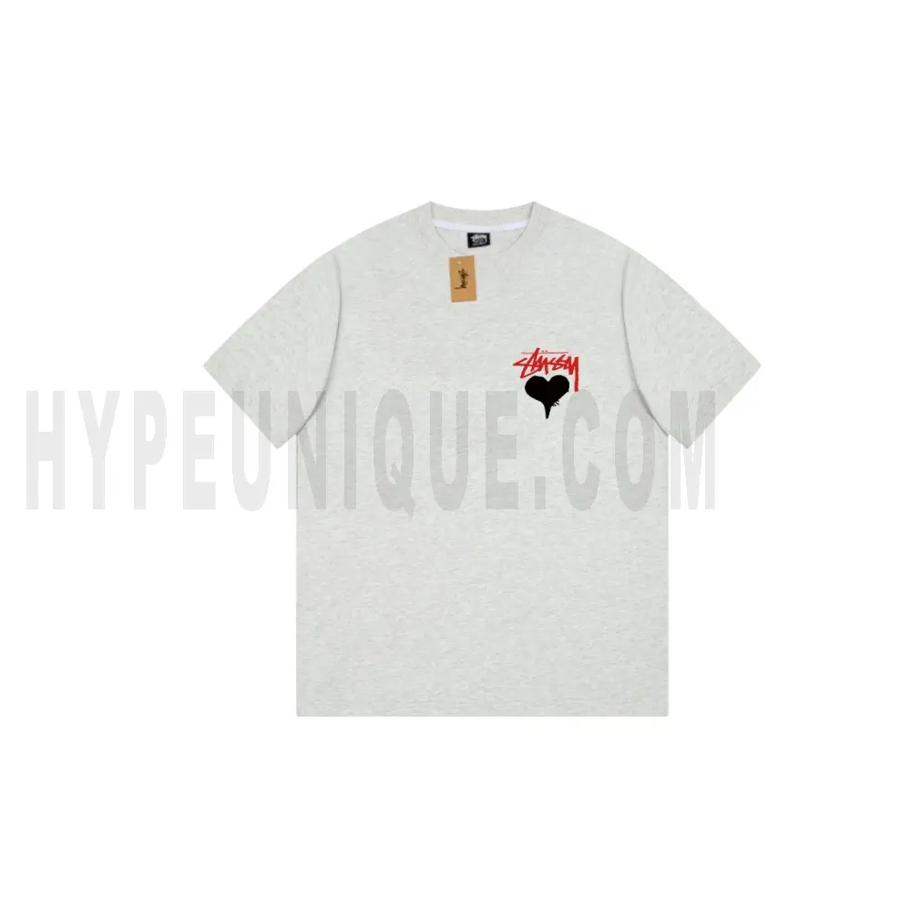 The front of the gray clothes