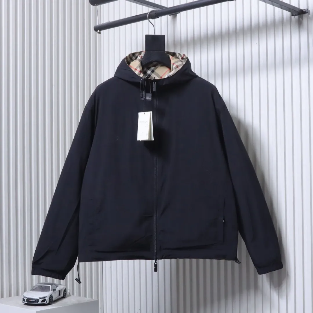 Reversible BBR Check Horse Appliqué Reversible Jacket
