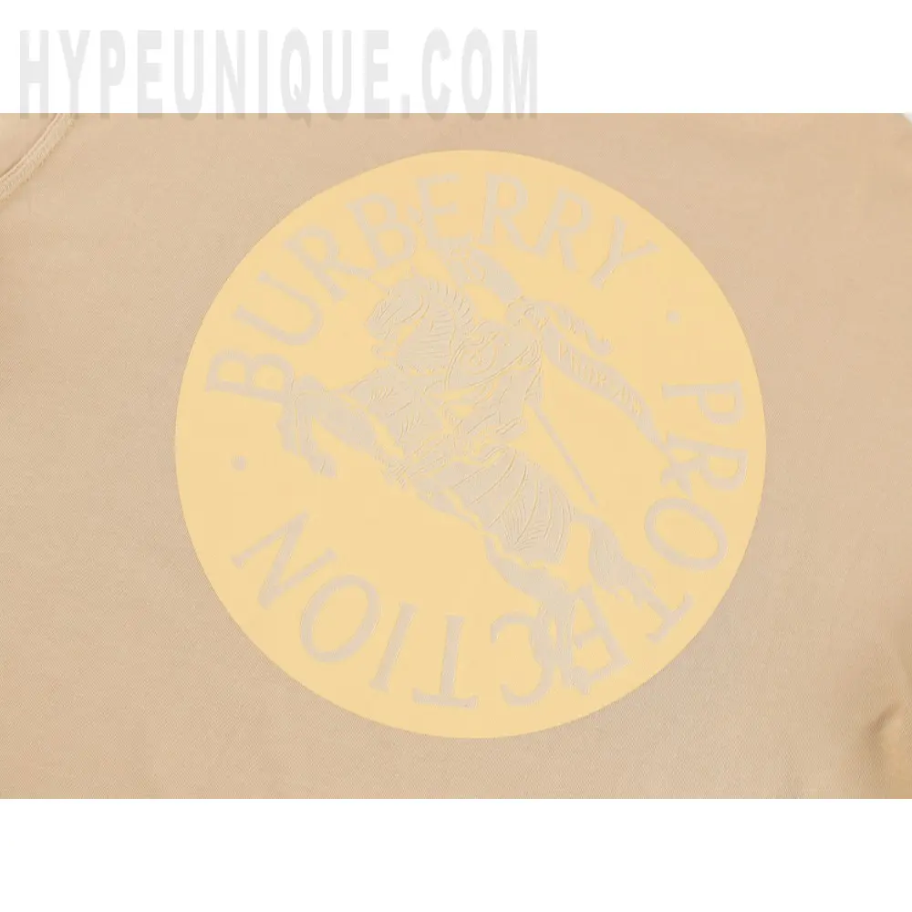 Printed graphic on the back of the garment