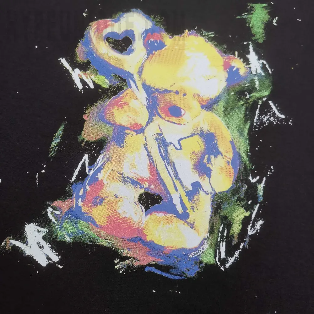 Front-facing graphic print