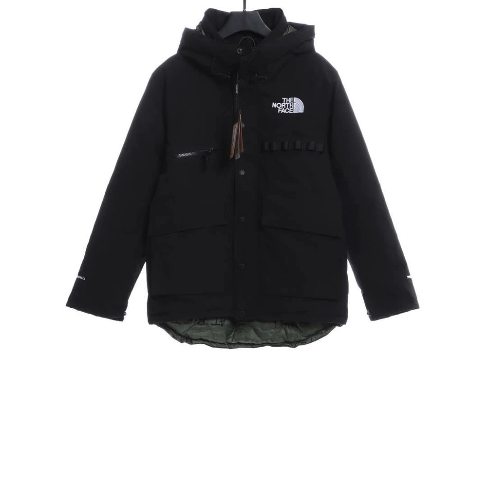 Outdoor workwear hooded down
