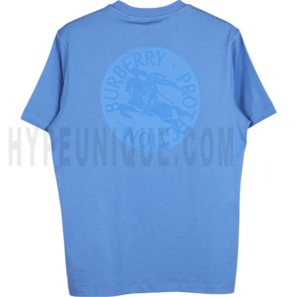 The back of the blue clothes