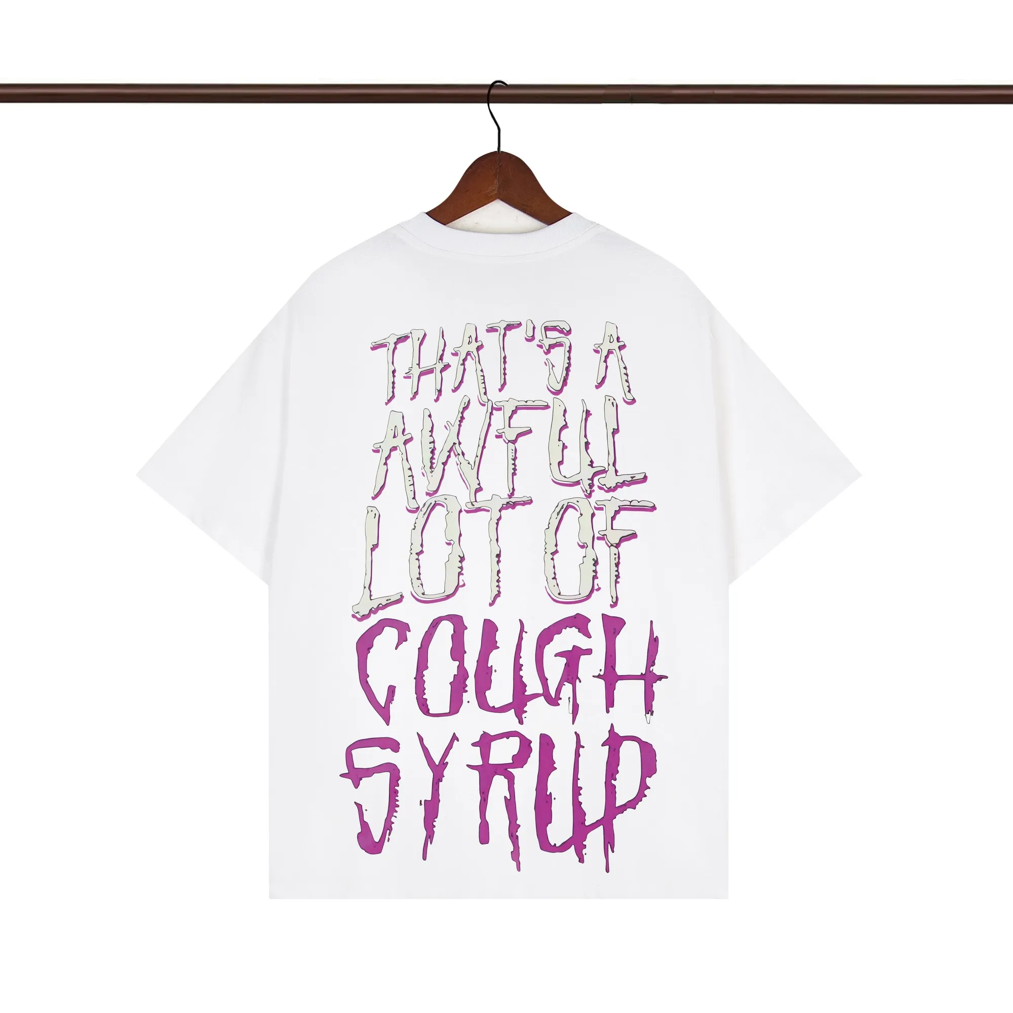Back of That’s A Awful Lot Of Cough Syrup Jason Voorhees Graphic T-Shirt