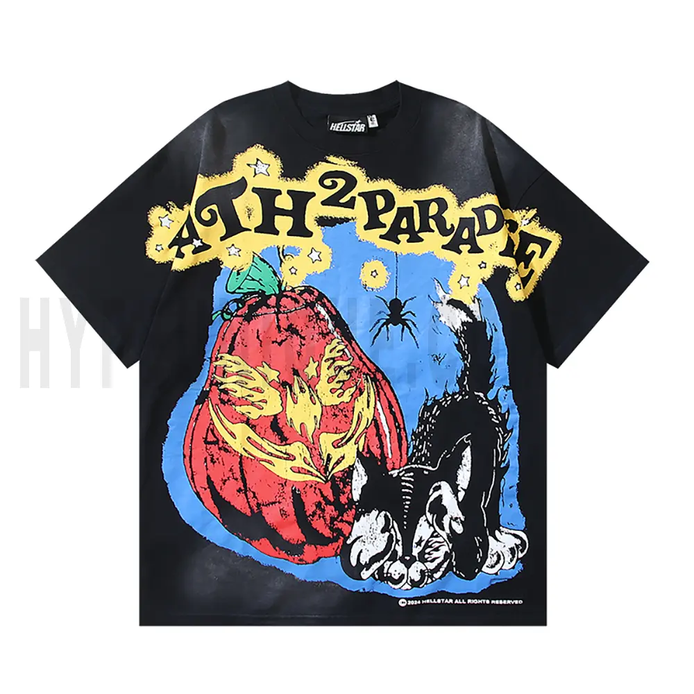 The front of the black clothes
