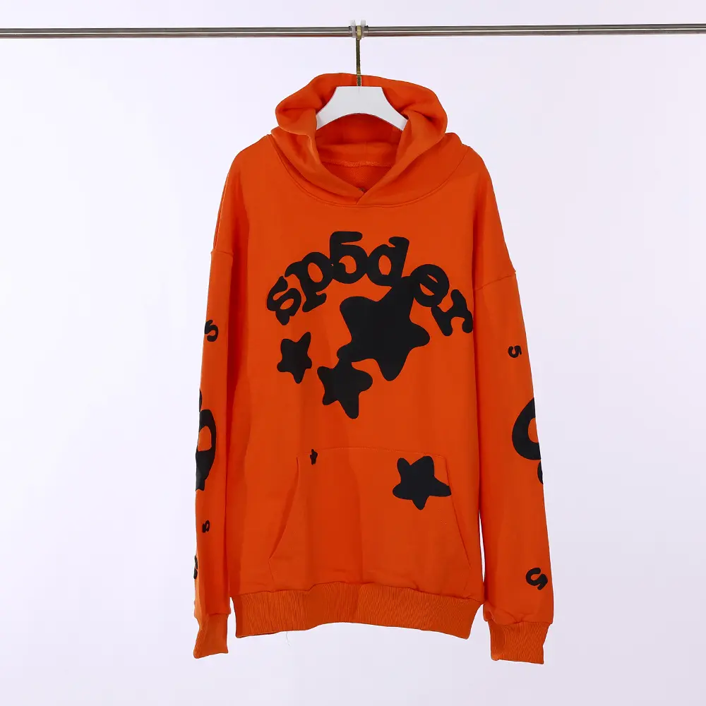 Sp5der Beluga Hoodie ‘Orange’ Reps