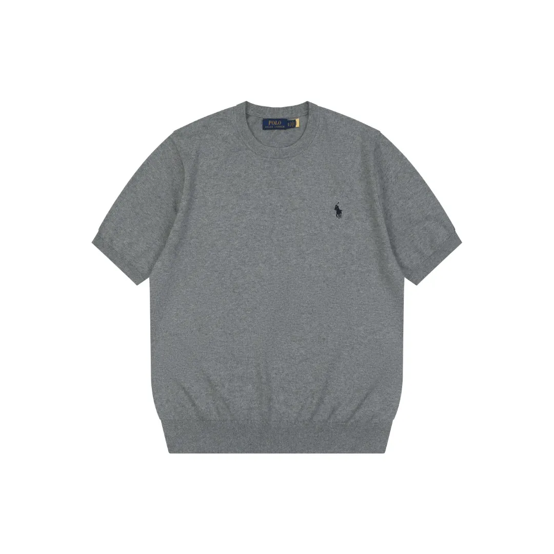 RL Jacquard Pony Logo T-Shirt Color Gray