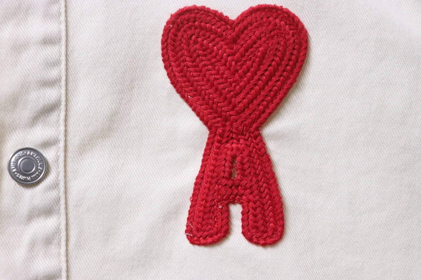 Heart Embroided Logo Detail