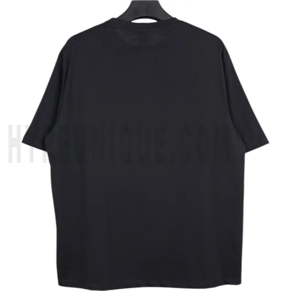 The back of the black clothes
