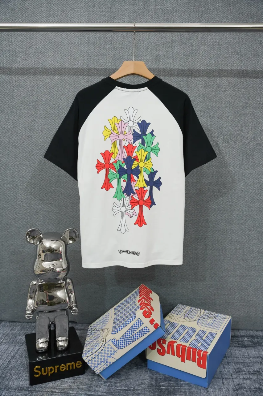 Back CH Multicolor Cross Cluster Raglan T-Shirt