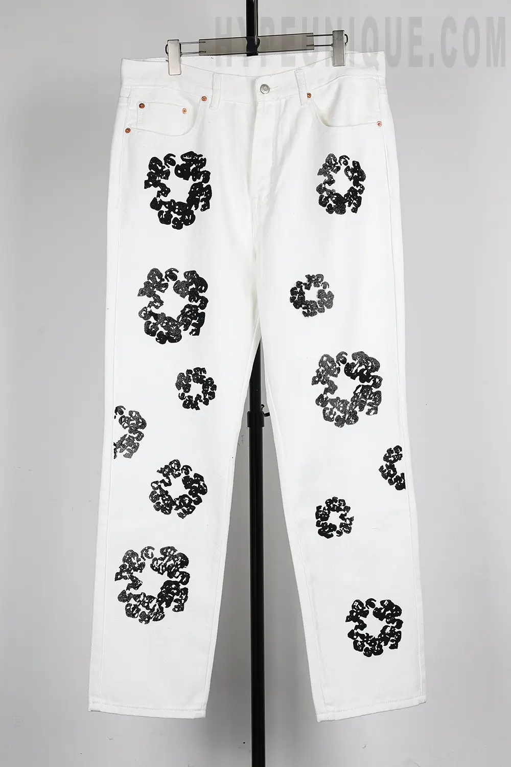 Denim Tears Kapok Print High Quality Jeans ‘White’ Levis 501