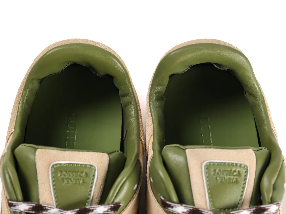 BV Orbit Flash Sneakers Matcha Tongue Logo Detail