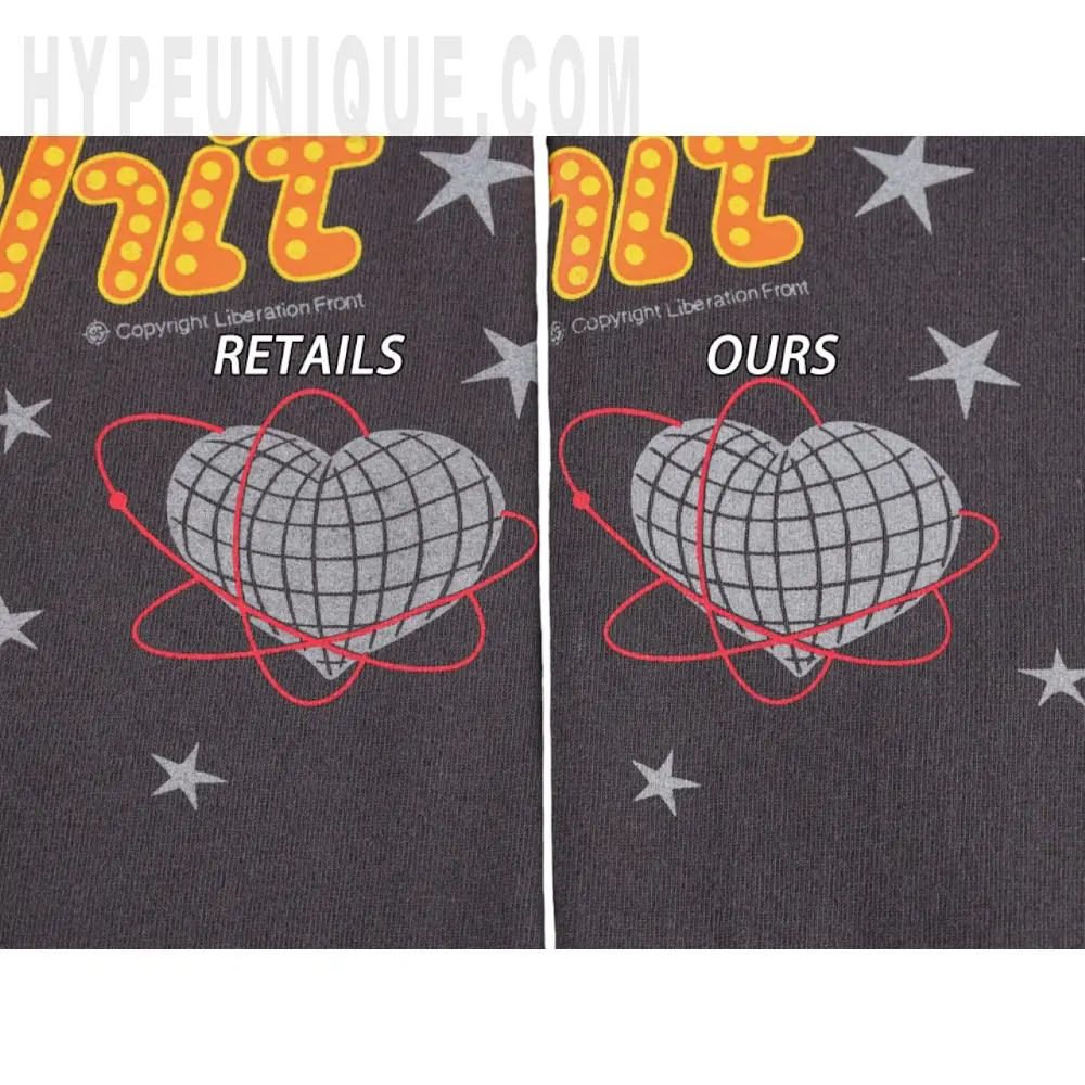Printed graphic on the front of the garment