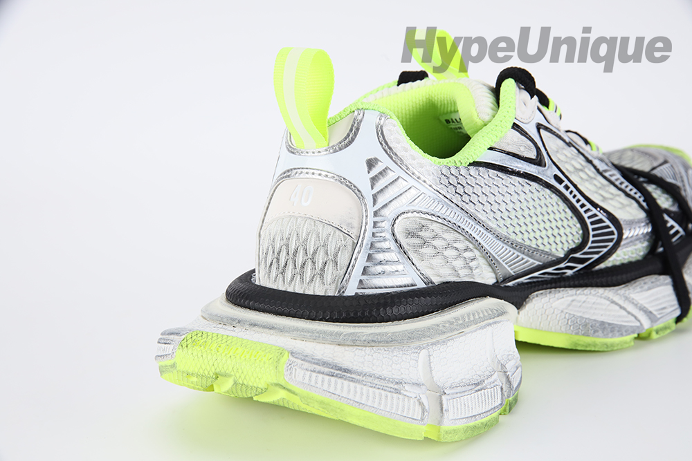 3XL Distressed Mesh and Rubber Sneakers