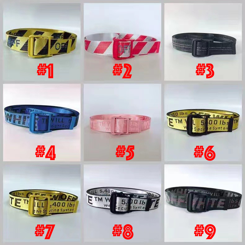 Quality OW belts 9 Colors