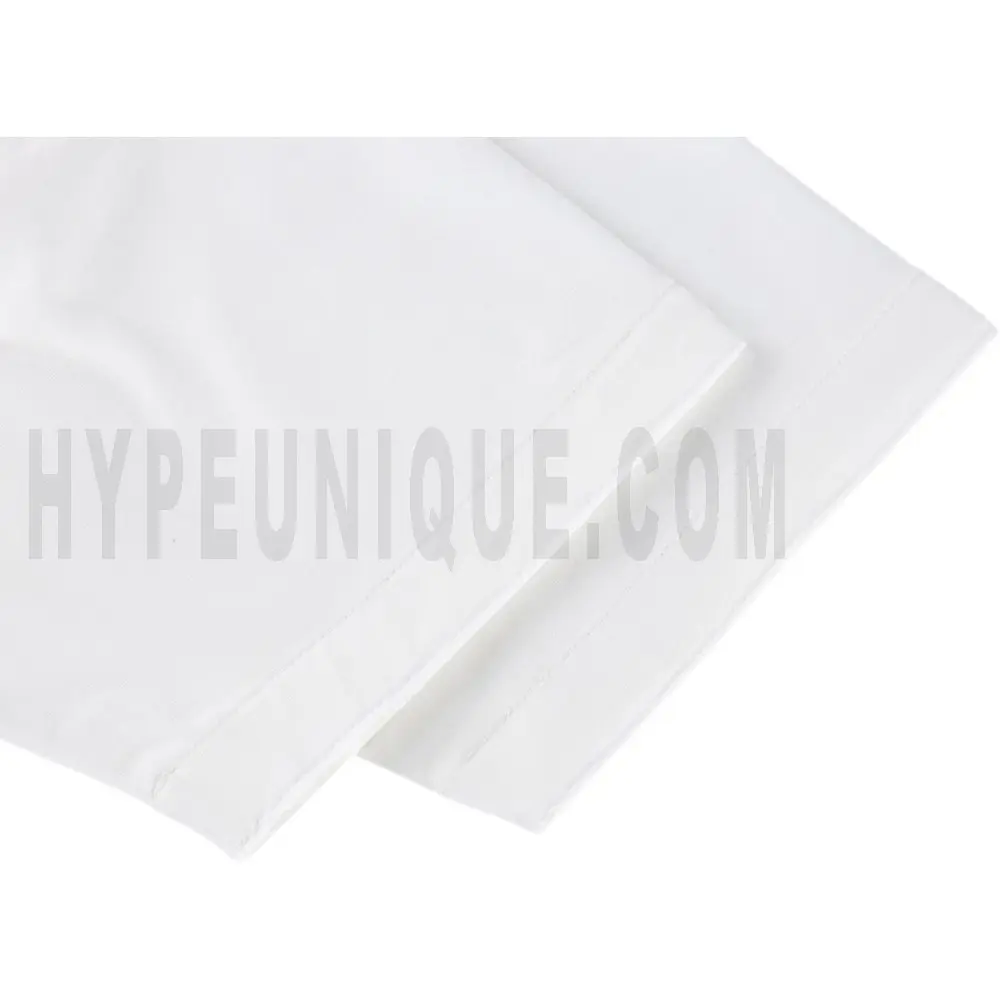 The sleeves of the white clothes