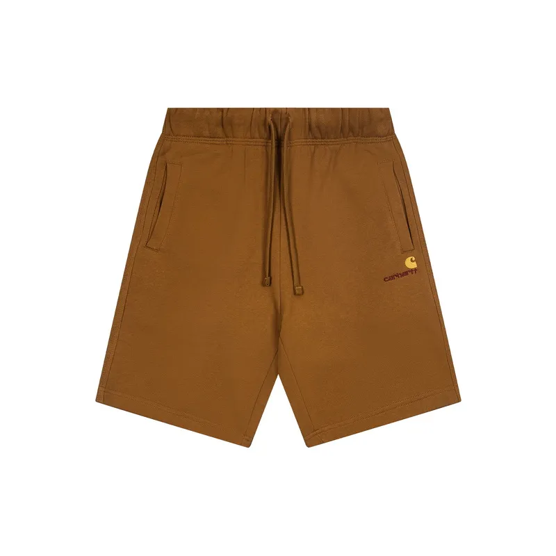 Carhartt WIP Classic Gold Logo Embroidered Sweat Shorts