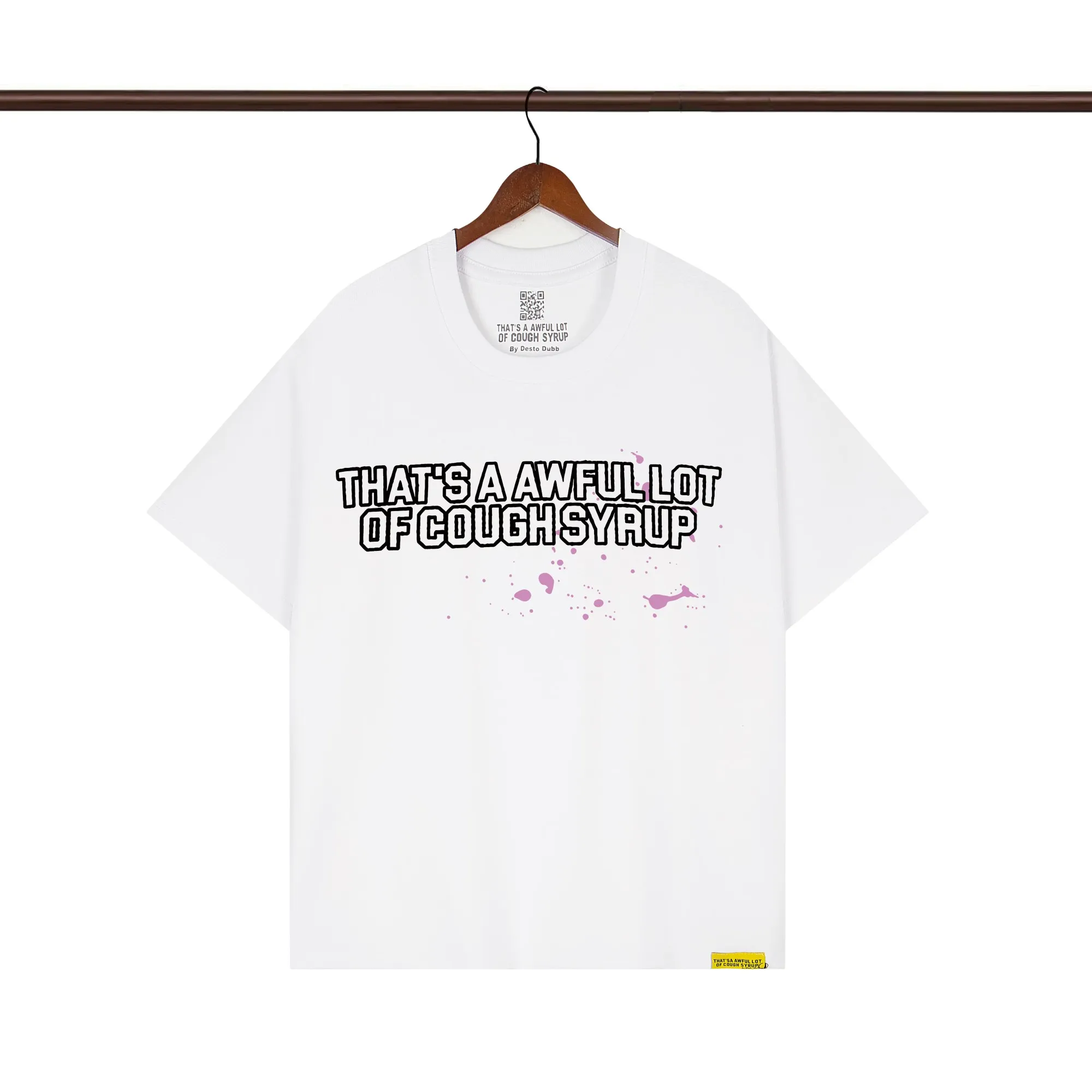That’s A Awful Lot Of Cough Syrup Dripping Heart Graphic T-Shirt