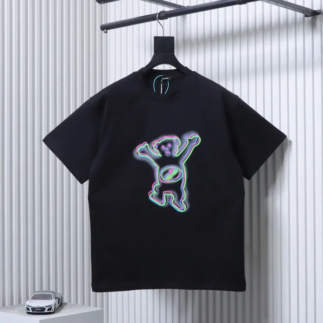 Well Done Phantom Bear Print T-Shirt