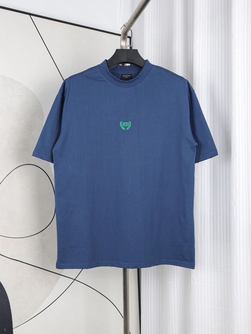25SS Chest Red Embroidered T-Shirt