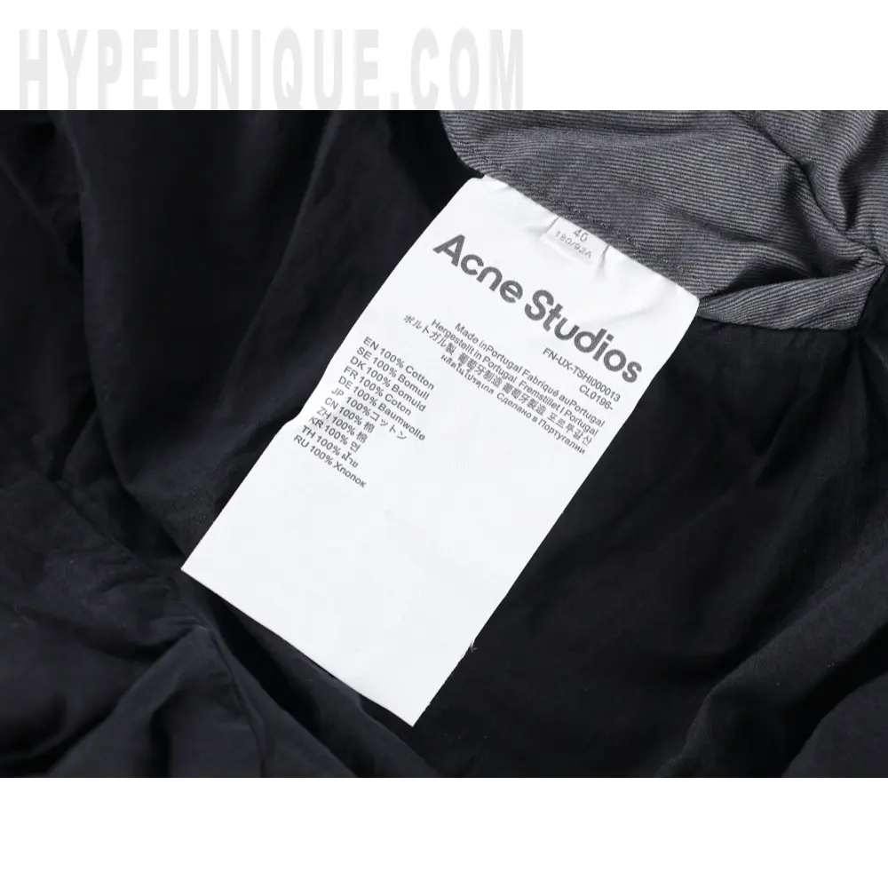 Wash Label