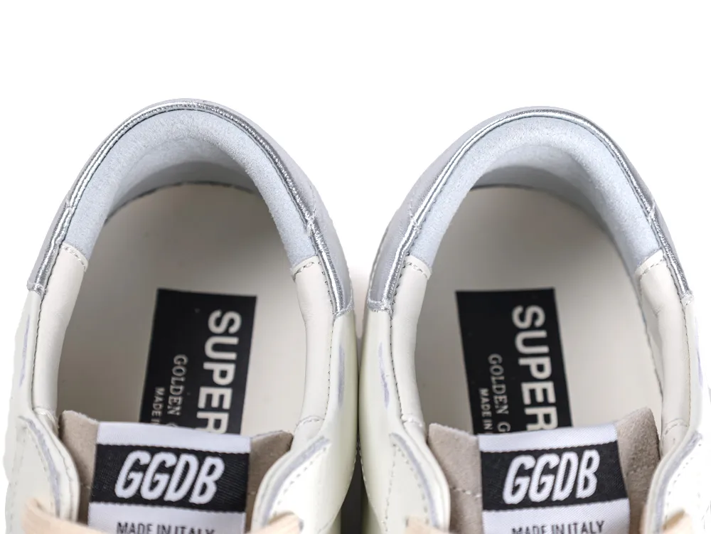 Top view of Golden Goose sneaker tongue and interior branding