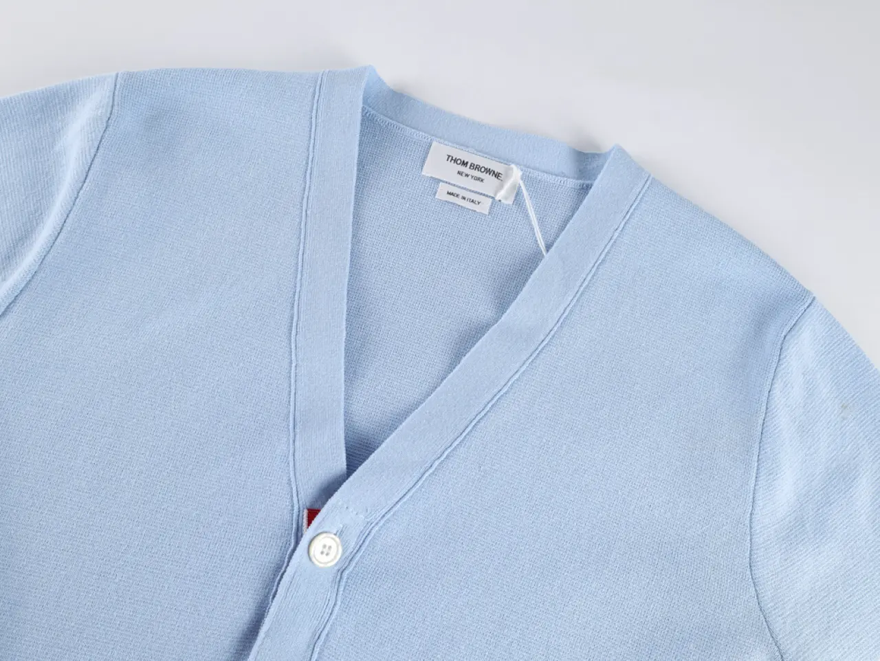 Fine Merino Wool Rwb Armband Cardigan