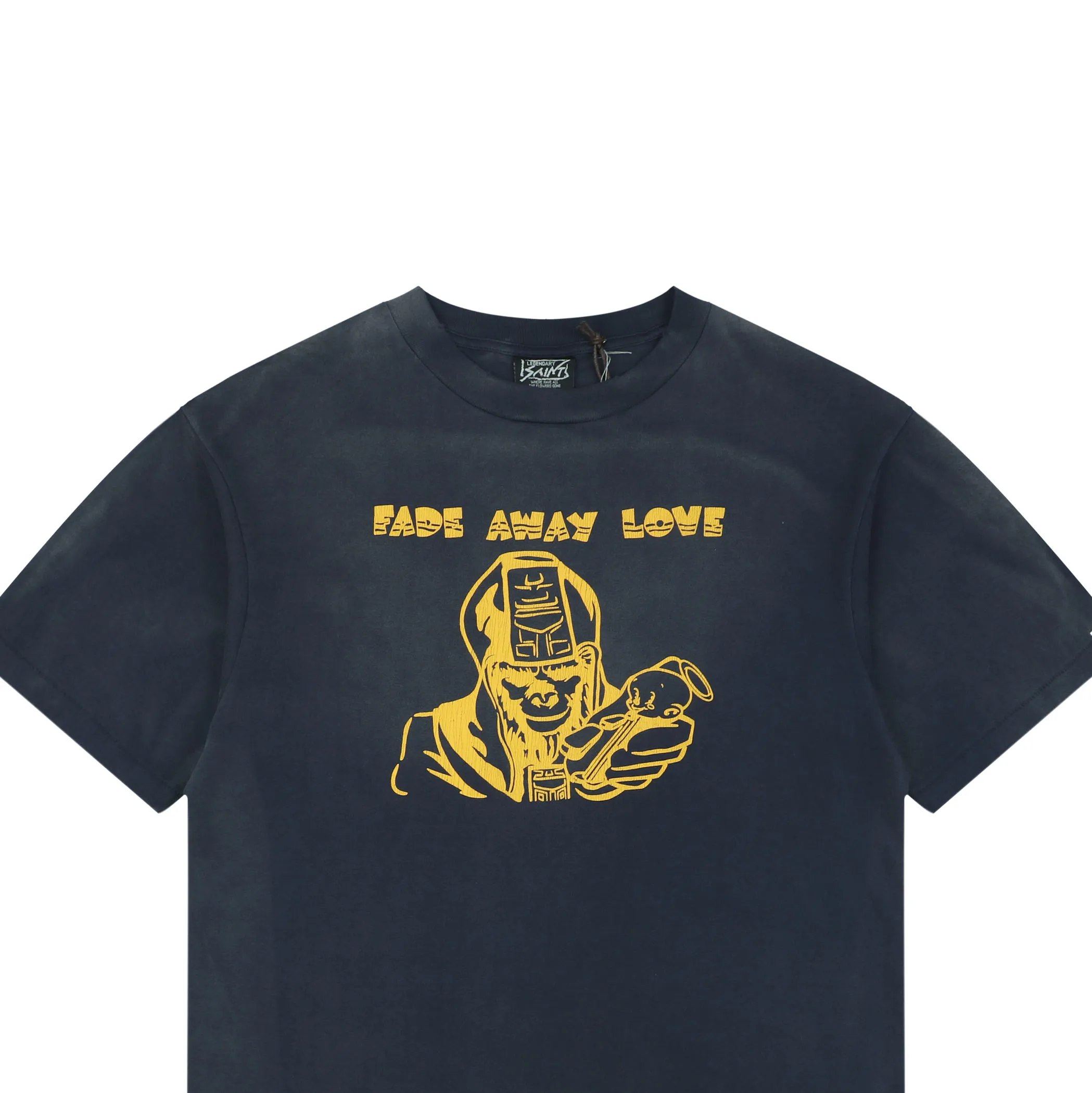 Saint Michael x BAPE Fade Away Love Graphic T-Shirt Details