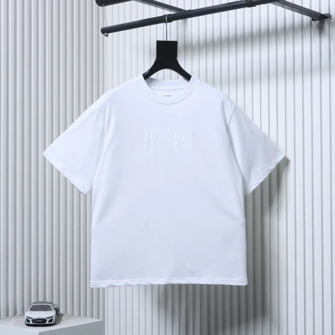 MM Foamed Number Logo T-Shirt Color White