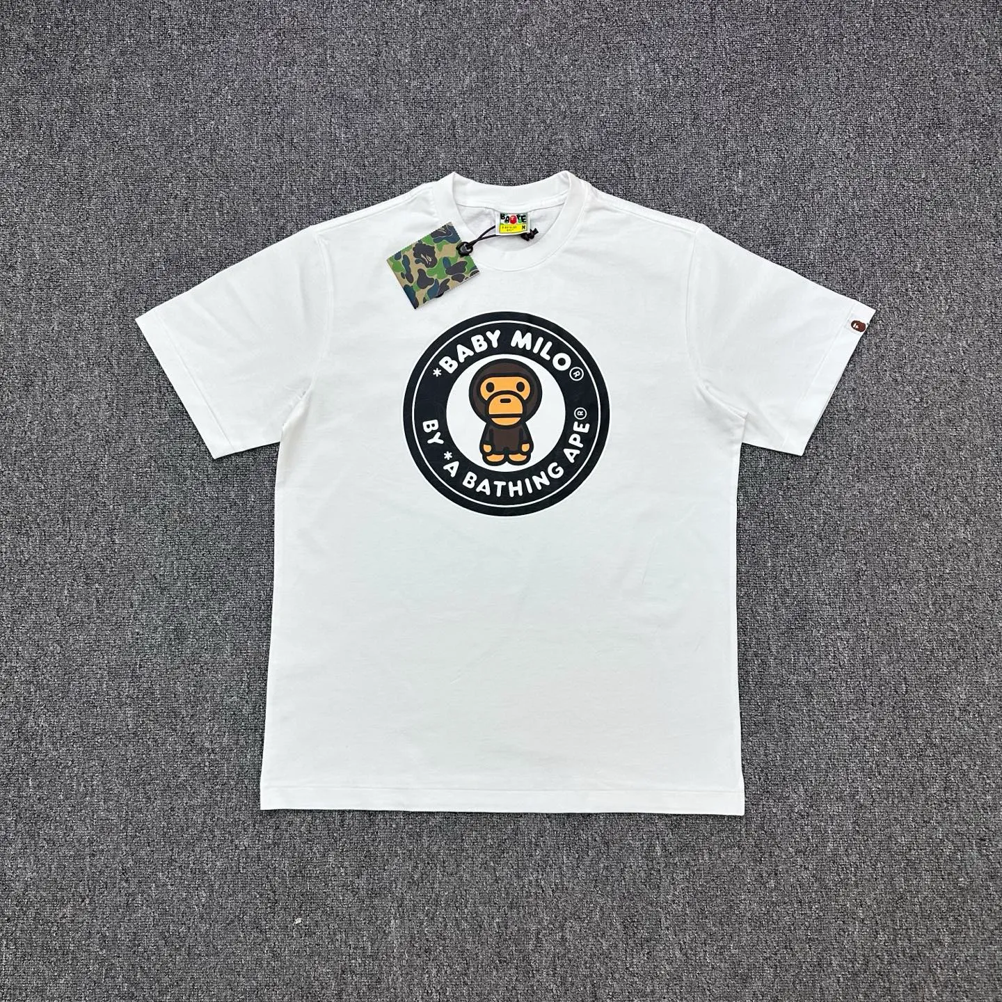 BAPE Round Logo Print T-Shirt