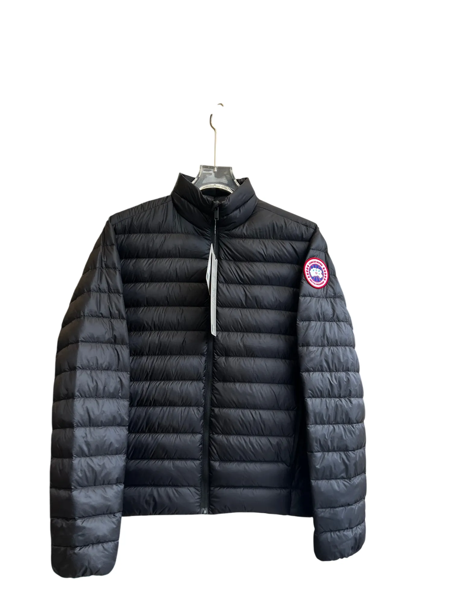 CG Stratus Stand Collar Quilted Down Jacket “Red Logo”
