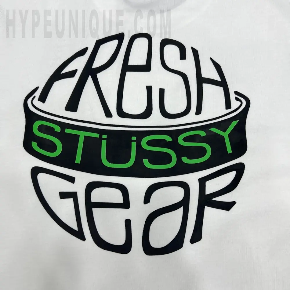 Printed graphic on the back of the garment