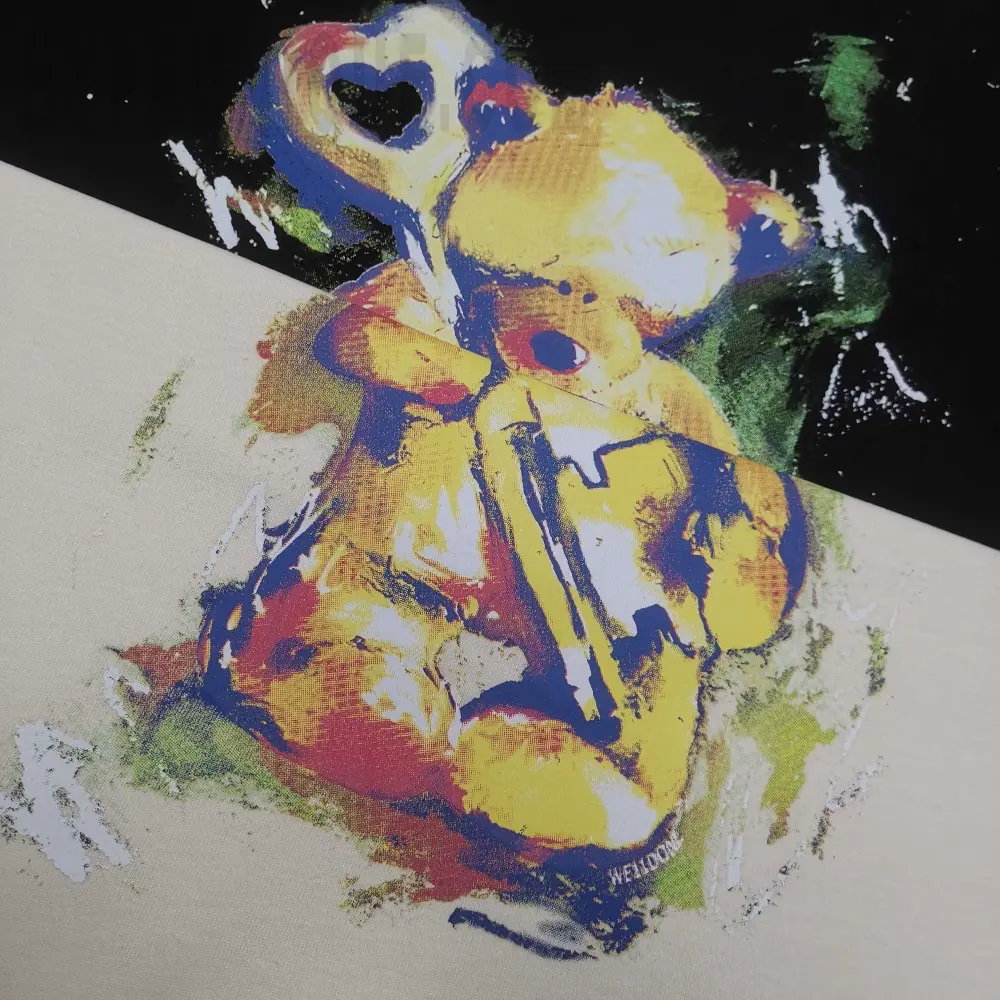Front-facing graphic print