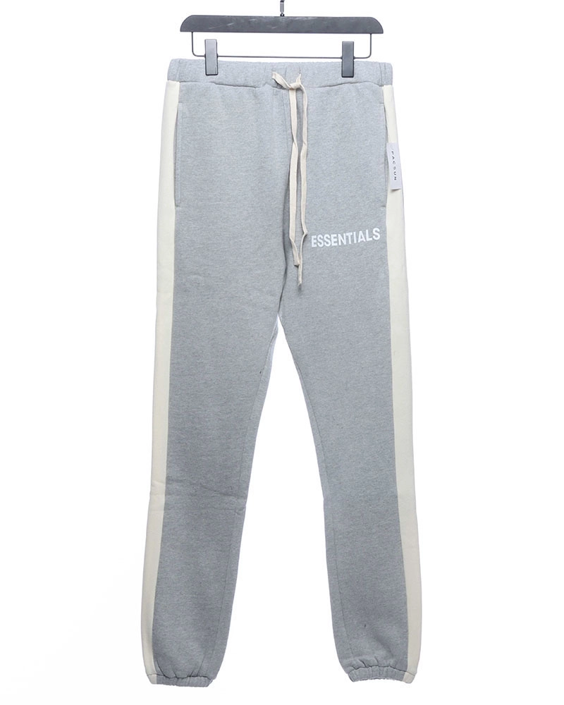 Fear Of God white trim trousers with webbing Reps