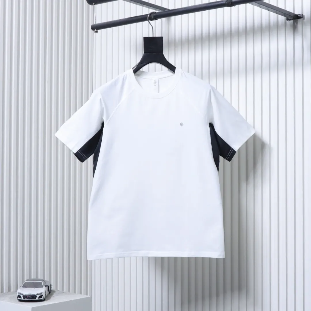 Quick-Drying Crew Neck Sports T-Shirt Color White