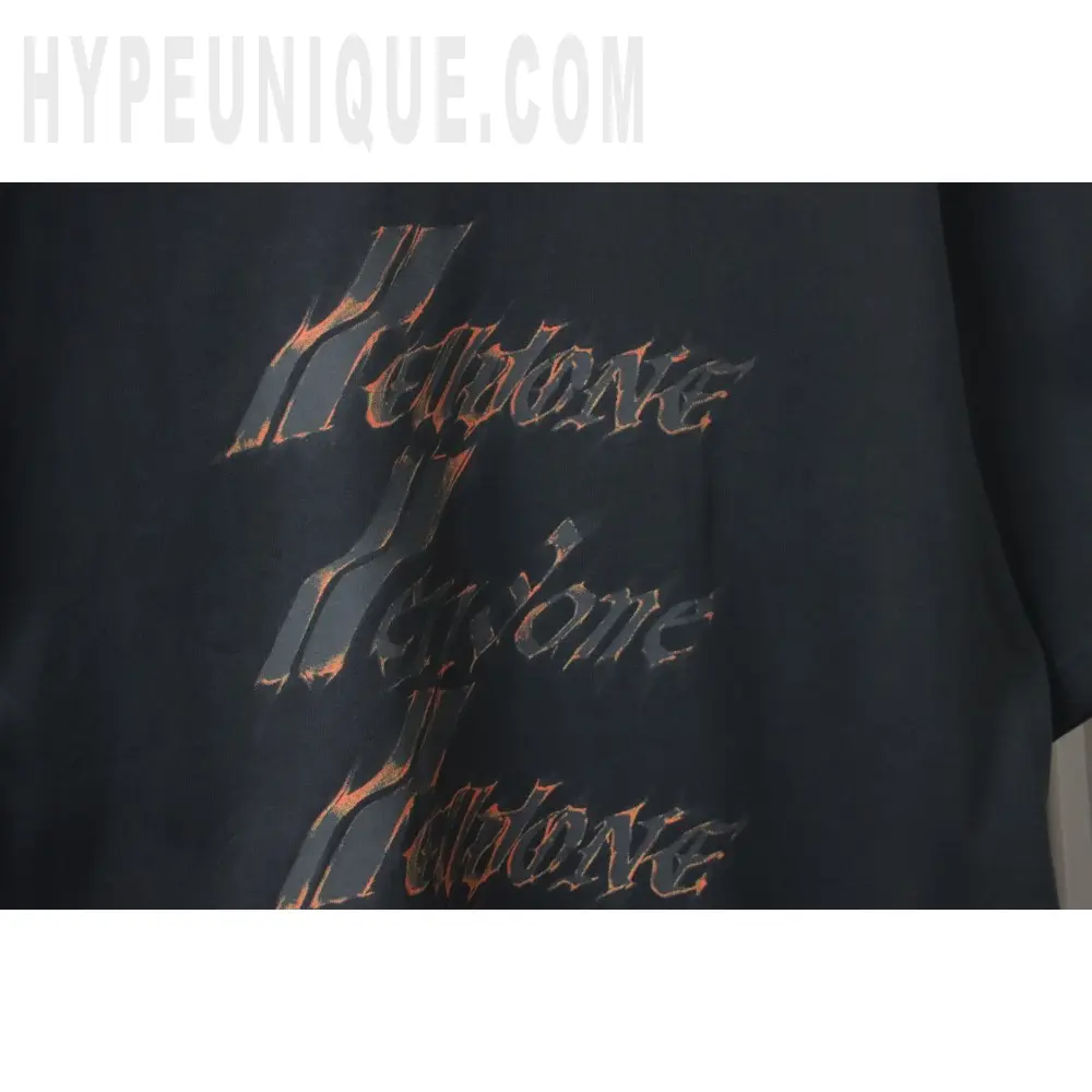 Printed graphic on the front of the garment